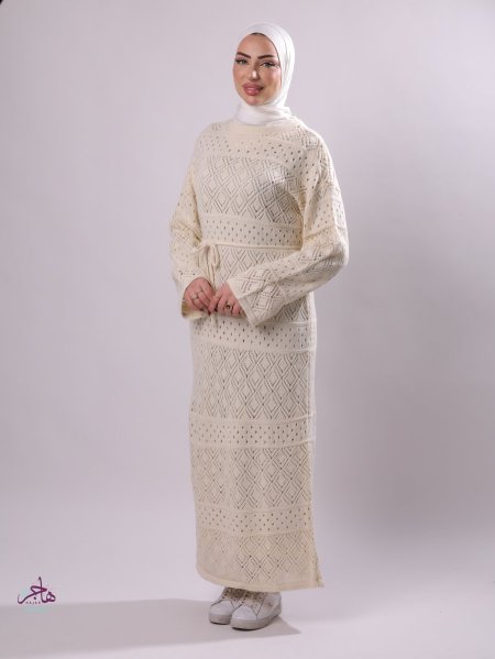 فستان صوف ناعم